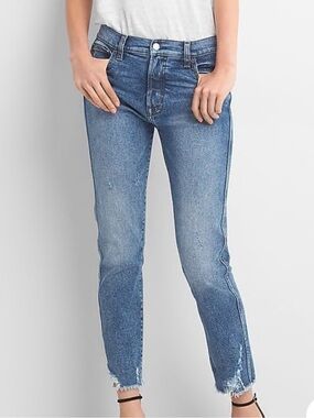 Gap High Rise Slim Straight Jeans